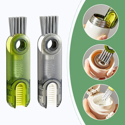 Avelena | Drei-Kopf-Reinigungsbürste für Tassen & Flaschen