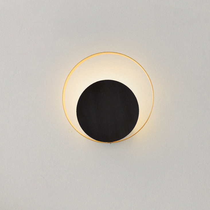 Avelena | Moderne Minimalistische Eisen Kreis Ring 1-Licht Wand Sconces Lampe Für Schlafzimmer