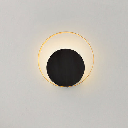 Avelena | Moderne Minimalistische Eisen Kreis Ring 1-Licht Wand Sconces Lampe Für Schlafzimmer