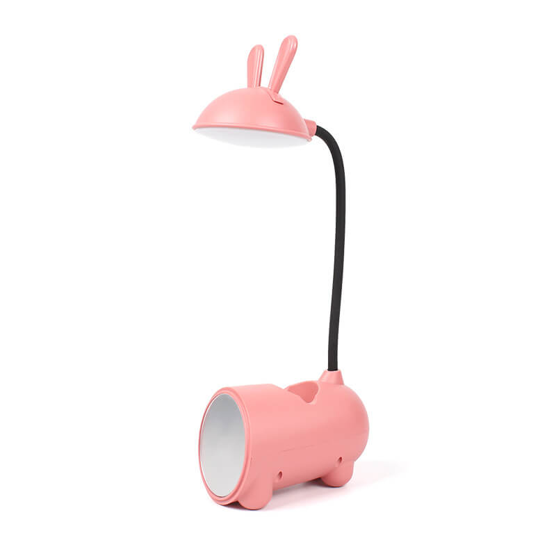 Avelena | Cartoon Kreative Kaninchen LED Touch USB Stifthalter Schreibtischlampe