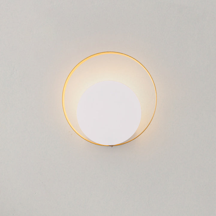 Avelena | Moderne Minimalistische Eisen Kreis Ring 1-Licht Wand Sconces Lampe Für Schlafzimmer