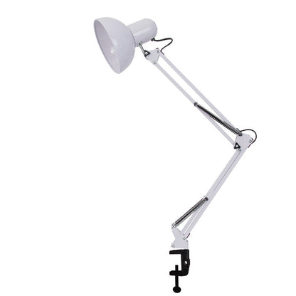 Avelena | Moderne minimalistische ausziehbare Tischlampe mit langem Arm und Clip aus ABS mit 1 Licht für das Schlafzimmer