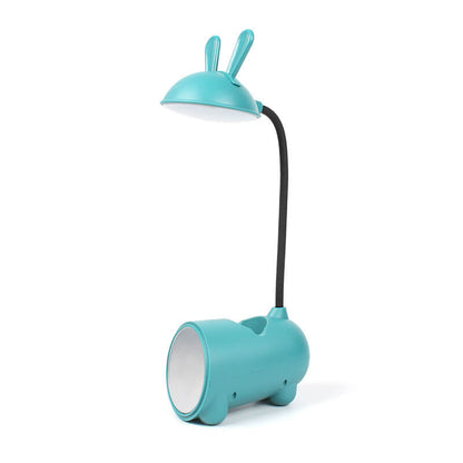 Avelena | Cartoon Kreative Kaninchen LED Touch USB Stifthalter Schreibtischlampe