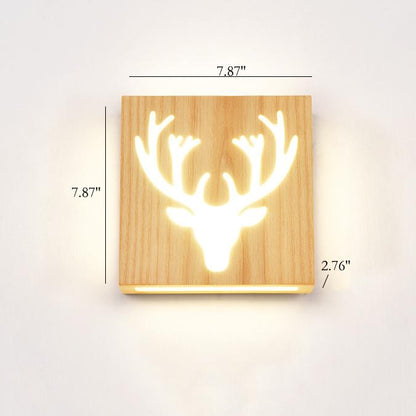 Avelena | Wandlampe - WoodGlow - Elegante LED - Essenz des Lebens im Freien drinnen