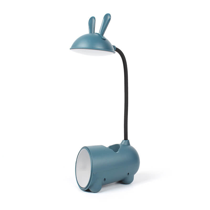Avelena | BunnyGlow Kreative LED Touch-Lampe mit Stifthalter | USB-Ladefunktion | Schreibtischlampe | Kinderzimmer Deko