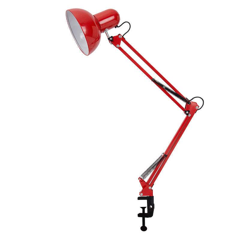 Avelena | Moderne minimalistische ausziehbare Tischlampe mit langem Arm und Clip aus ABS mit 1 Licht für das Schlafzimmer