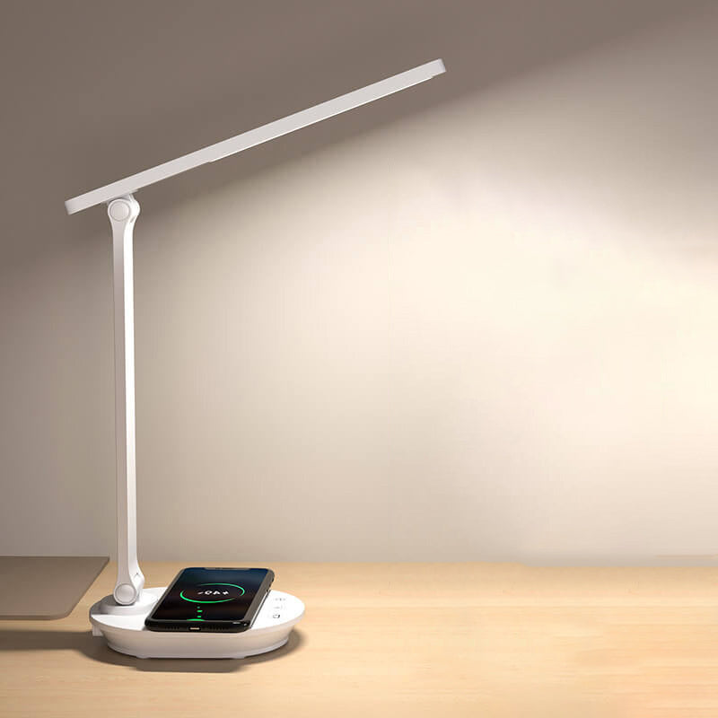 Avelena | Moderne doppelte faltbare Augenpflege kabellose wiederaufladbare LED Schreibtischlampe