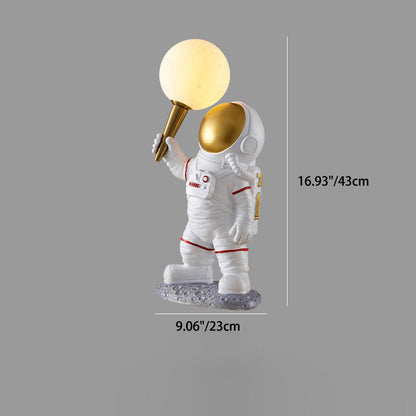Avelena | CosmoBuddy Astronaut Wandlampe | Kreatives Design | Resin & ABS | LED Schlafzimmerlicht