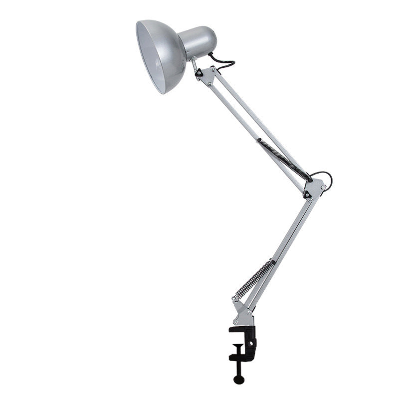 Avelena | Moderne minimalistische ausziehbare Tischlampe mit langem Arm und Clip aus ABS mit 1 Licht für das Schlafzimmer