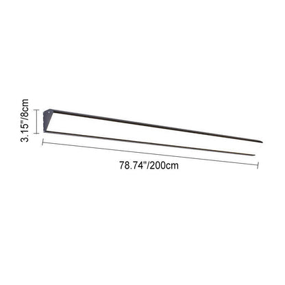 Avelena | AquaBar Moderne LED Außenwandleuchte | Aluminium & Acryl | Langlebig & Wasserdicht | Warmweiß | Verschiedene Größen
