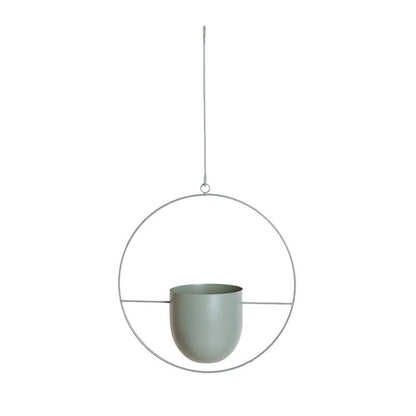 Avelena | DecoBloom Hängender Blumentopf – Eleganter Innen- & Außen-Metallpflanztopf mit Kette