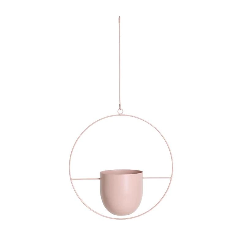 Avelena | DecoBloom Hängender Blumentopf – Eleganter Innen- & Außen-Metallpflanztopf mit Kette