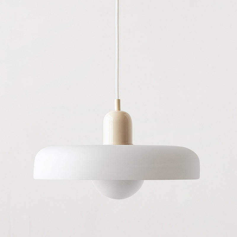 Avelena |  Pendelleuchte aus farbigem Glas | Elegante Hängeleuchte im Bauhaus-Stil | Designlampe für Wohnzimmer & Esszimmer