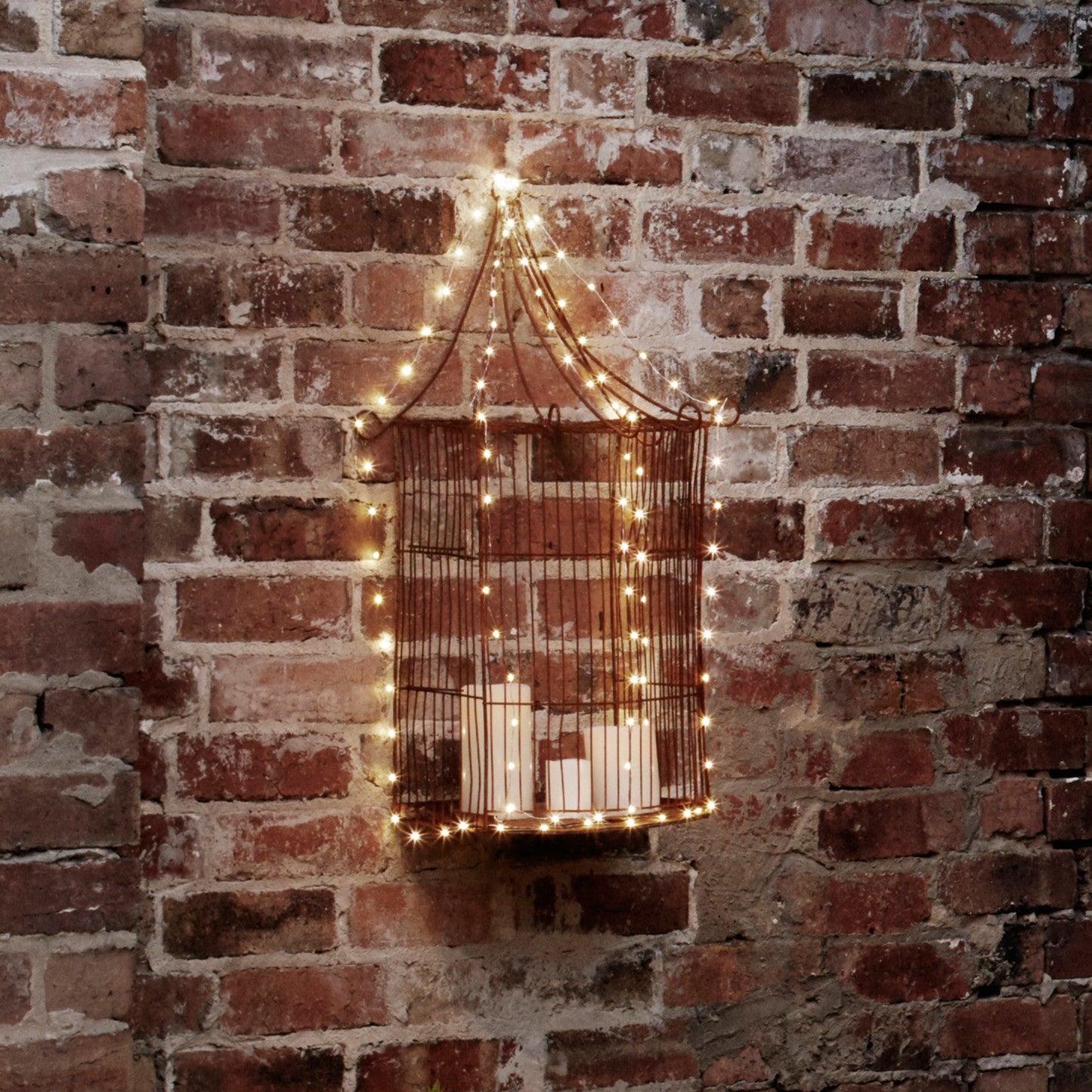 Avelena | 100er LED Micro Solar Lichterkette warmweiß