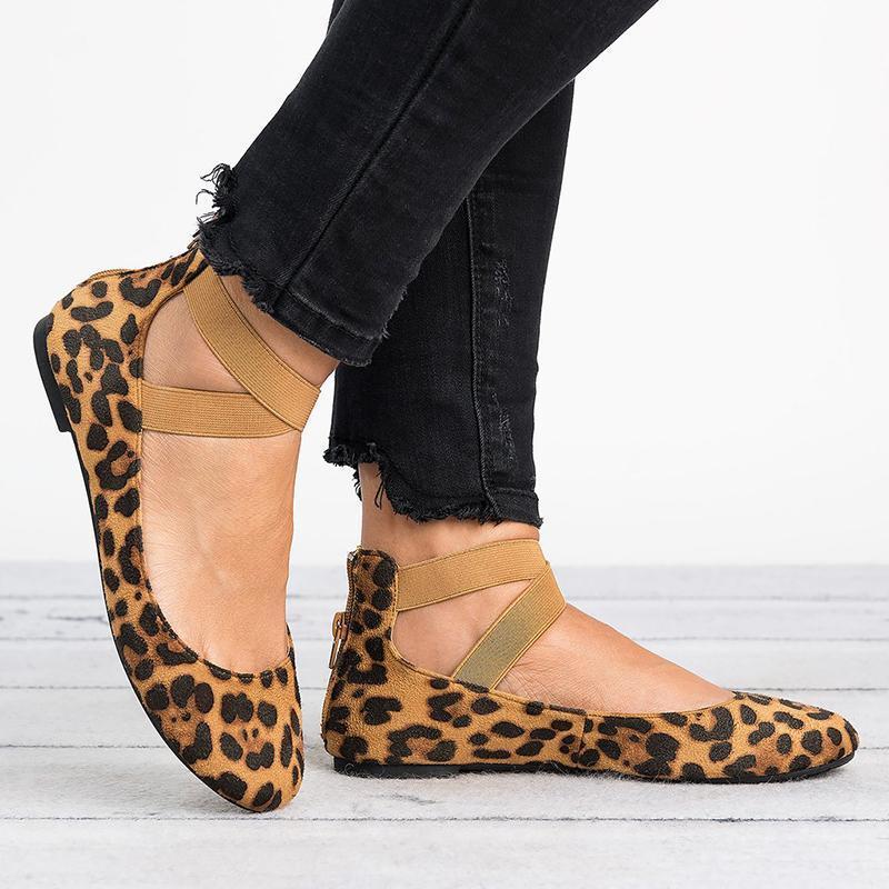 Avelena | Frauen Pu Nubuck Flache Freizeit Ballerina Schuhe