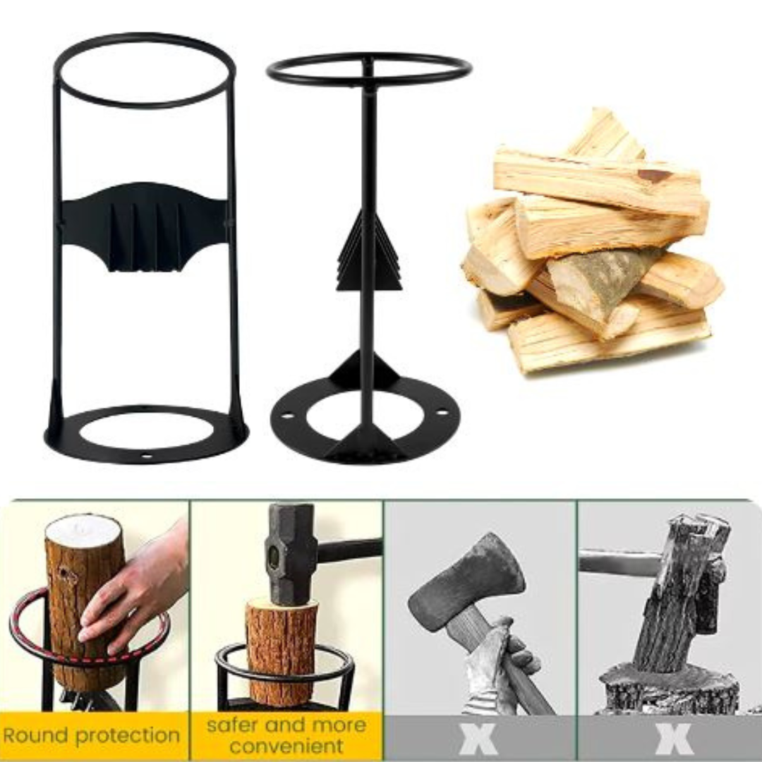 Avelena | Woodsplitter Tragbarer Holzspalter Guss-Eisen