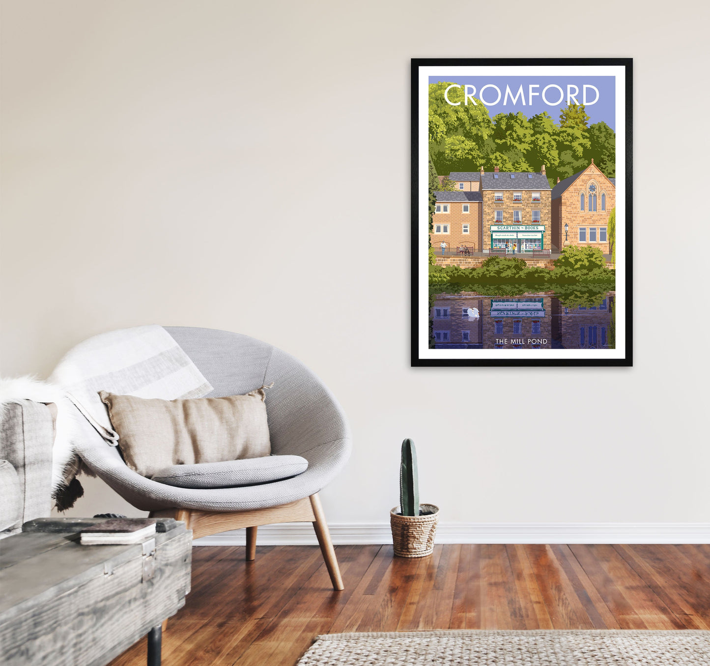 Avelena | Cromford Derbyshire Reise Kunstdruck