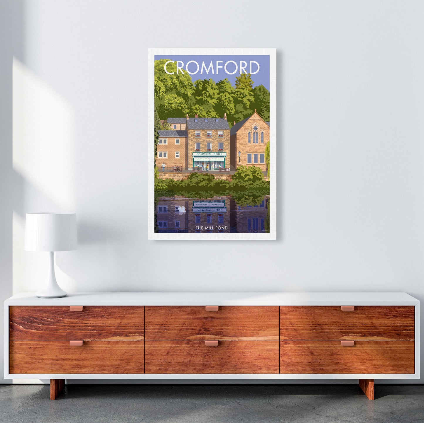 Avelena | Cromford Derbyshire Reise Kunstdruck