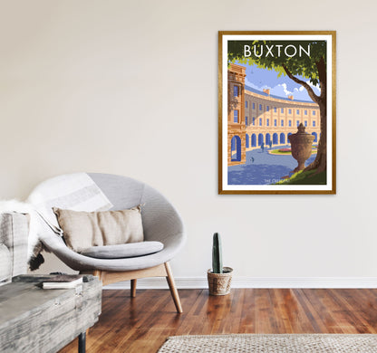 Avelena | Buxton Crescent Derbyshire Reise Kunstdruck