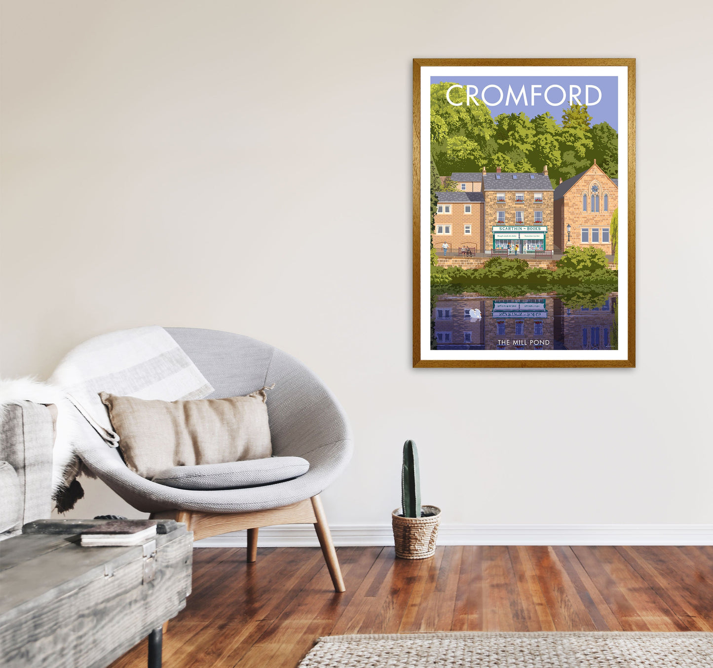 Avelena | Cromford Derbyshire Reise Kunstdruck