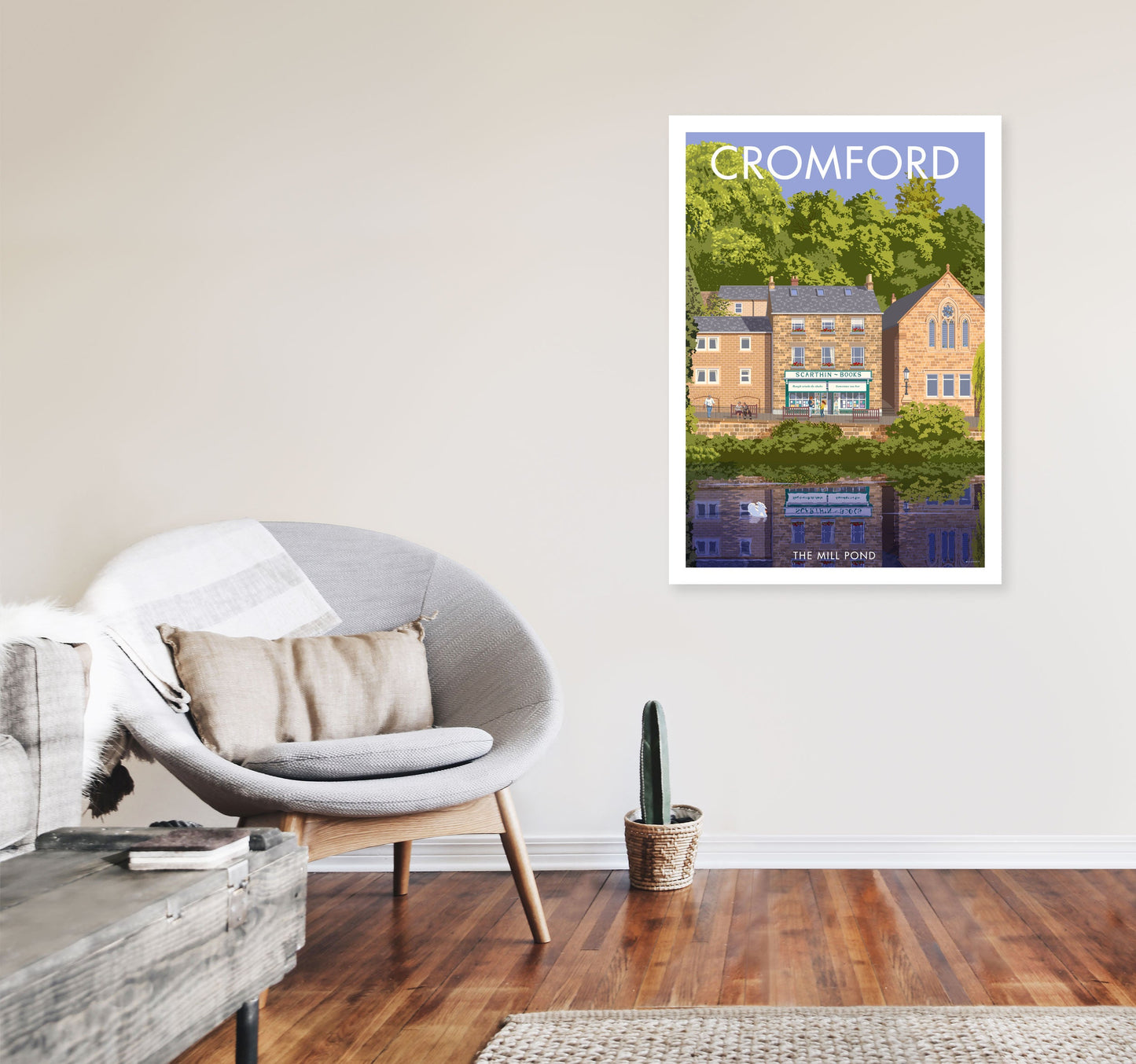 Avelena | Cromford Derbyshire Reise Kunstdruck
