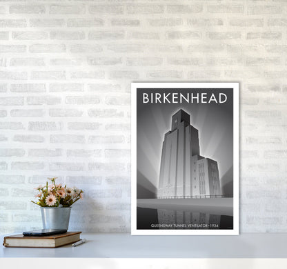 Avelena | Birkenhead Queensway Tunnel Reise Kunstdruck von Stephen Millership