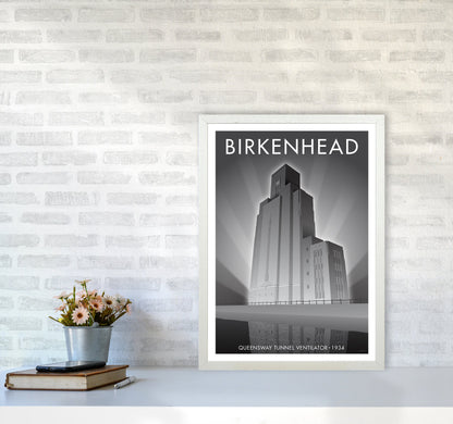 Avelena | Birkenhead Queensway Tunnel Reise Kunstdruck von Stephen Millership