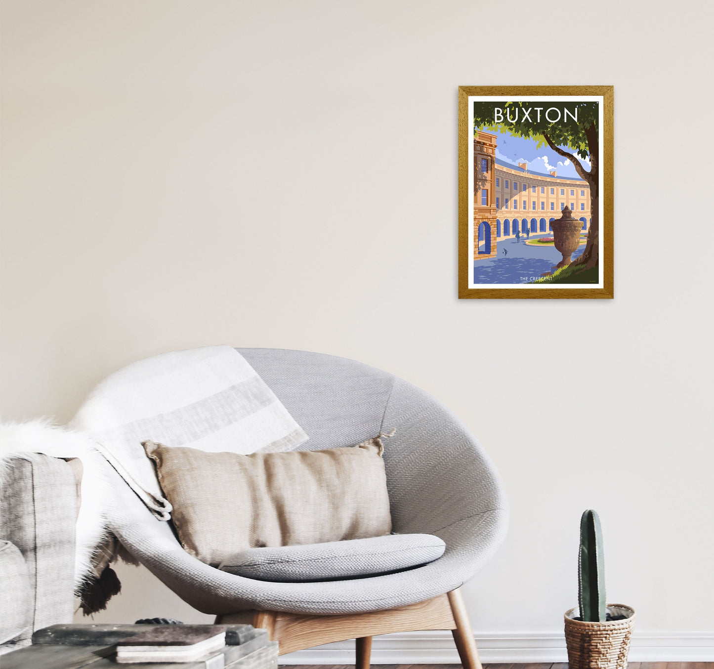 Avelena | Buxton Crescent Derbyshire Reise Kunstdruck