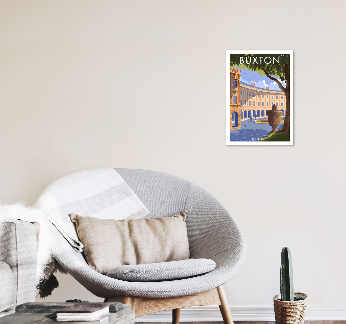 Avelena | Buxton Crescent Derbyshire Reise Kunstdruck