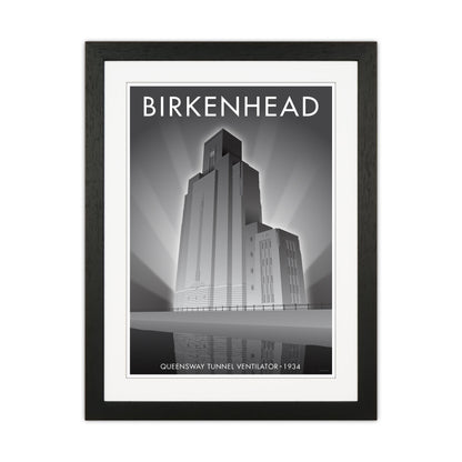 Avelena | Birkenhead Queensway Tunnel Reise Kunstdruck von Stephen Millership
