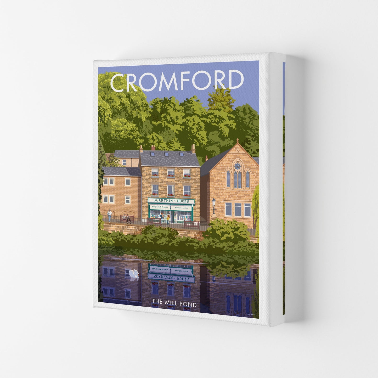 Avelena | Cromford Derbyshire Reise Kunstdruck