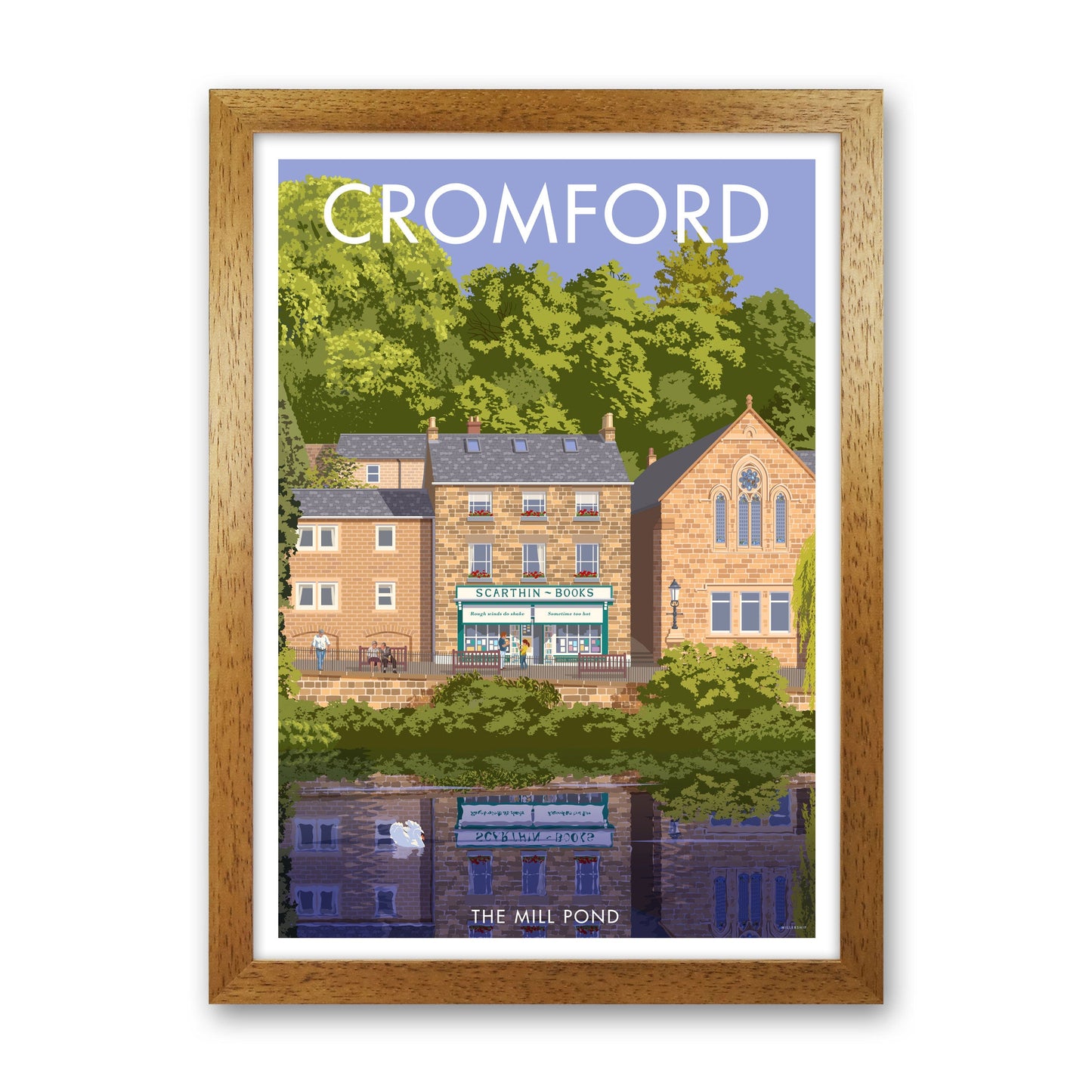 Avelena | Cromford Derbyshire Reise Kunstdruck