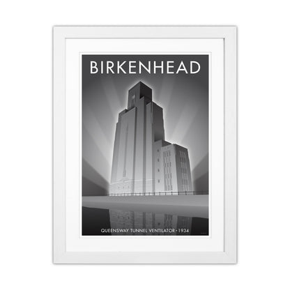 Avelena | Birkenhead Queensway Tunnel Reise Kunstdruck von Stephen Millership