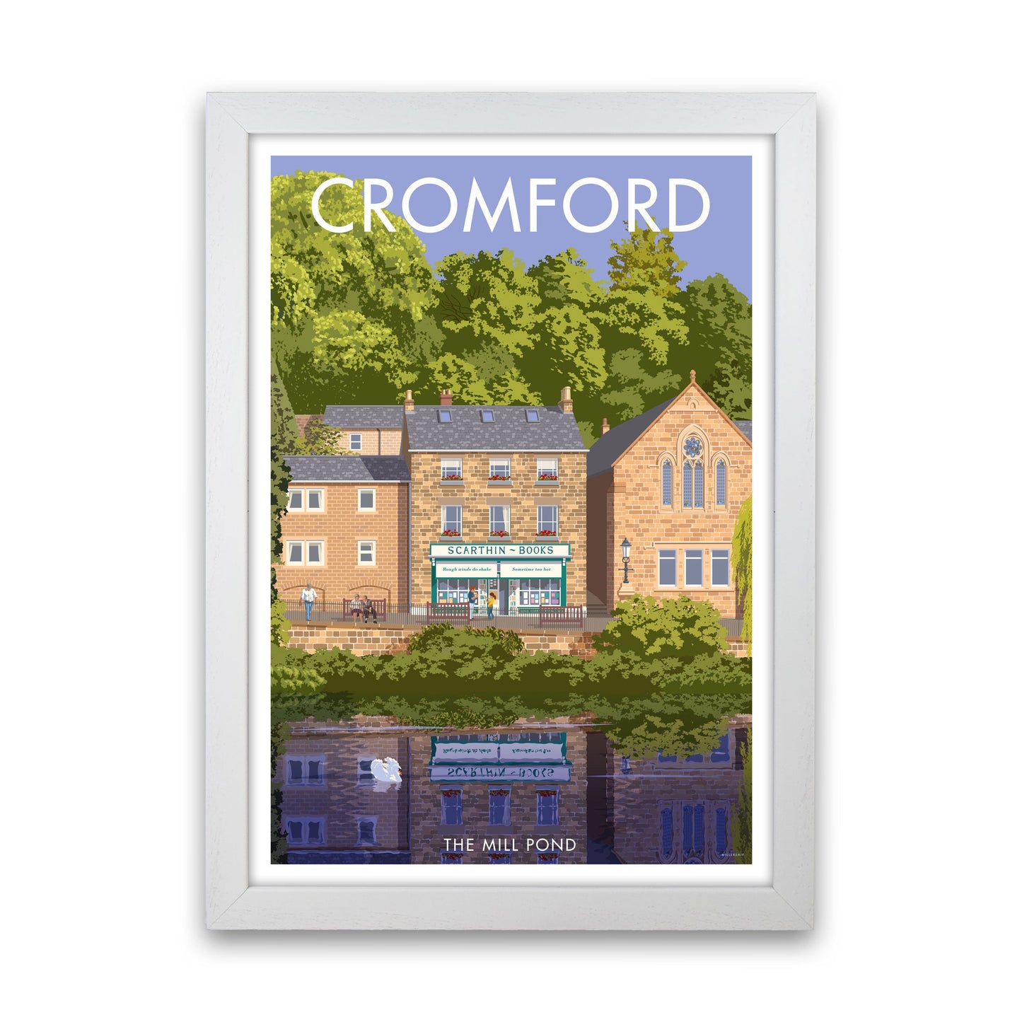Avelena | Cromford Derbyshire Reise Kunstdruck