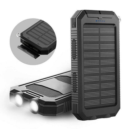 Avelena | Solar Powerbank mit 10000mAh für Outdoor & Abenteuer