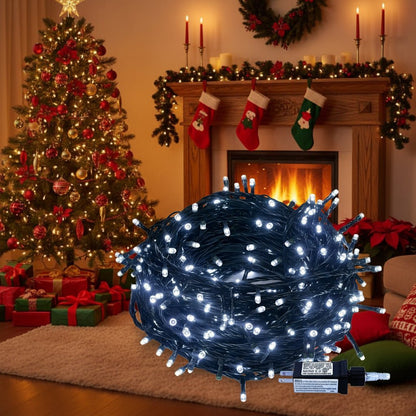 Avelena | 10 m wetterfeste LED Vorhanglichter zur Dekoration im Freien