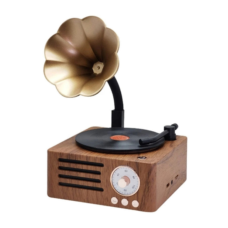 Avelena | T15 Vinyl Atomic Bluetooth Retro Kabelloser Audio Desktop-Lautsprecher