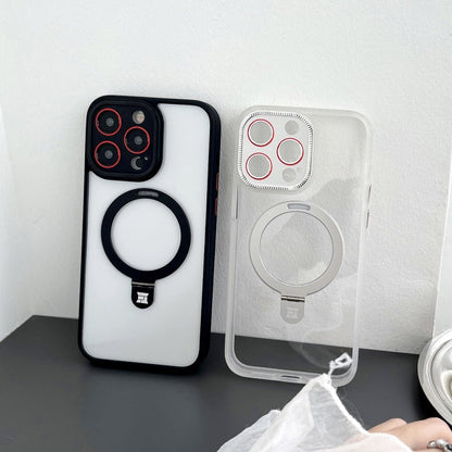 Avelena | iPhone 14 Pro Yashi MagSafe Magnetischer Halter Handyhülle - Transparent