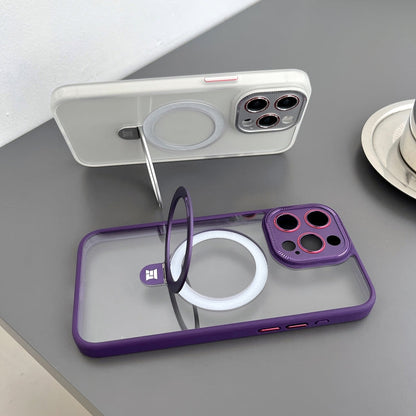 Avelena | iPhone 14 Pro Yashi MagSafe Magnetischer Halter Handyhülle - Transparent