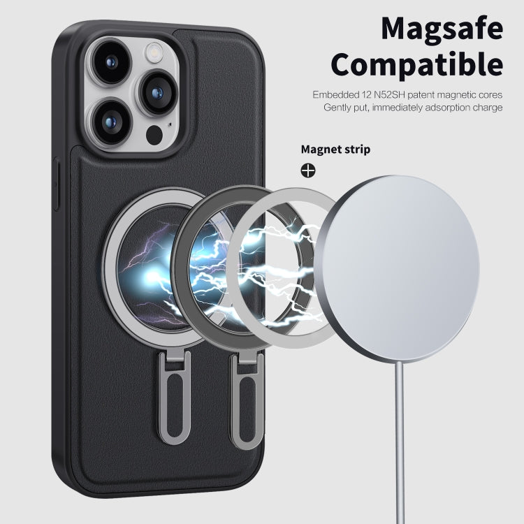 Avelena | Iphone 15 Pro Shield Magsafe Magnet Halter Handyhülle - Pink