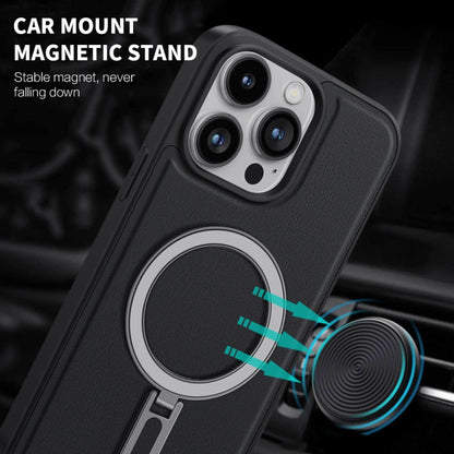 Avelena | Iphone 15 Pro Shield Magsafe Magnet Halter Handyhülle - Pink