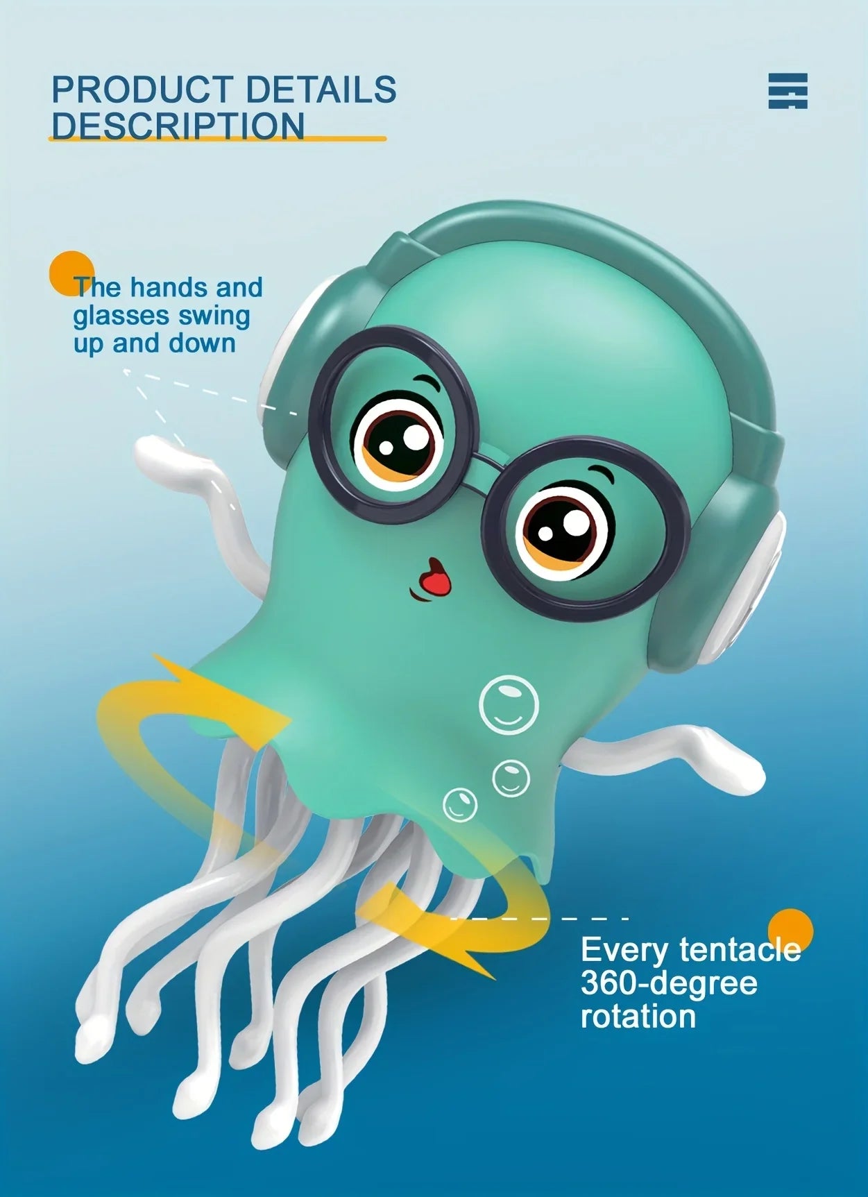 Avelena | Elektrisches tanzendes Quallen-Spielzeug