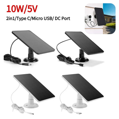 Avelena | Voltaro Solarpanel 10W | Micro-USB | IPX6 Wetterfest | Für Kamera & Lichtsysteme