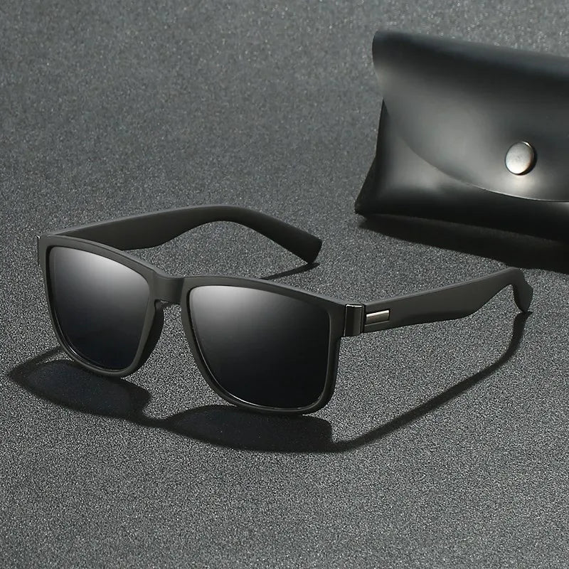 Avelena | Herren Klassiker Rechteckige Uv400 Polarisierte Strandsonnenbrille