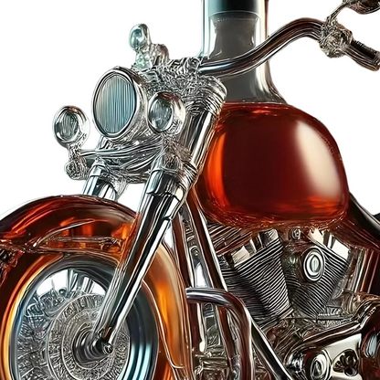 Avelena | Harley Motorrad-förmiger Whisky Dekanter für die Hausbar