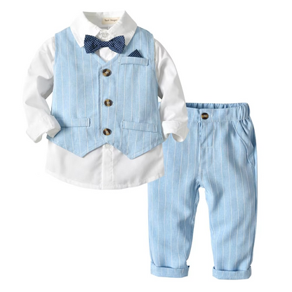 Avelena | Jungen formelles Baumwolle Outfit-Set für Kleinkinder und Kinder