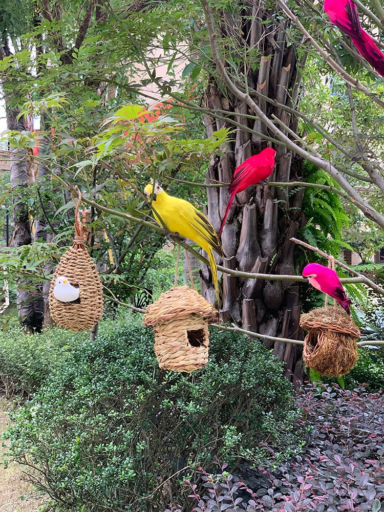Avelena | Papagei Gartendekoration Bunte Magie für Den Garten