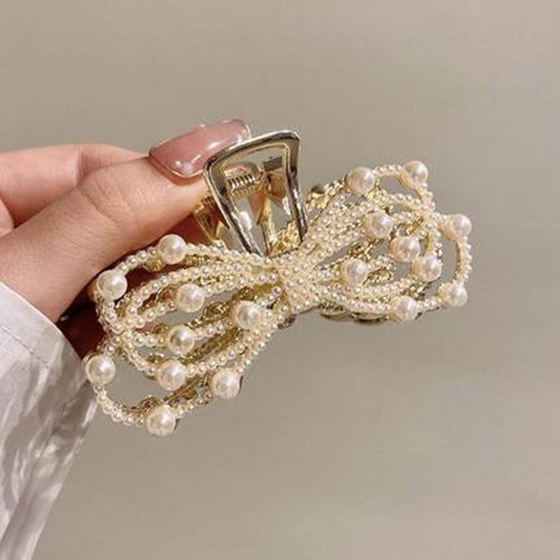 Avelena | Korea Perle Strass Haarnadel