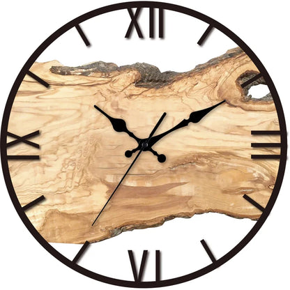 Avelena | Geräuschlose Wanduhr aus Acryl und Holz