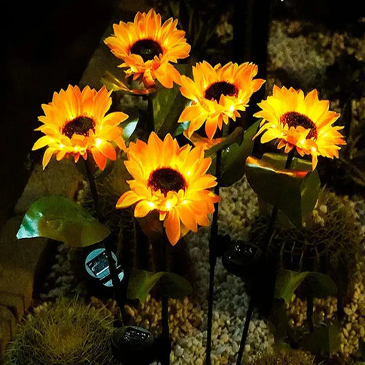 Avelena | Wasserdichte Solar-Sonnenblumenlampe für Garten & Terrasse